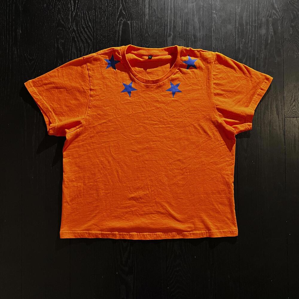 wastrre Star T-shirt Orange/Blue
